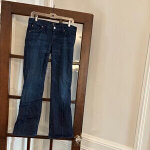 7 for all Mankind "A" Pocket Bootcut Jeans, Size 28